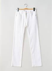 Jeans coupe droite blanc C'EST BEAU LA VIE femme seconde vue