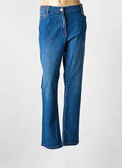 Jeans coupe droite bleu JULIE GUERLANDE femme seconde vue