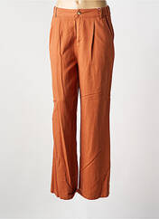 Pantalon droit orange C'EST BEAU LA VIE femme seconde vue