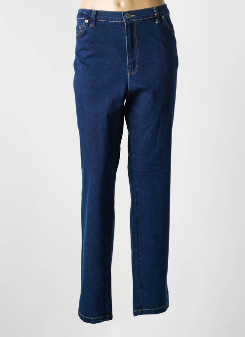 Jeans coupe slim tissage brut taille normale bleu WALTRON femme