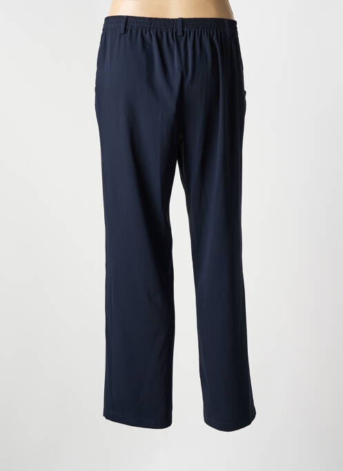 Pantalon droit taille haute taille haute bleu CHRISTINE LAURE femme