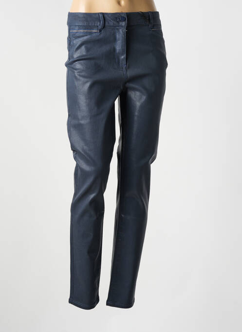 Jeans coupe slim taille normale taille normale bleu JULIE GUERLANDE femme