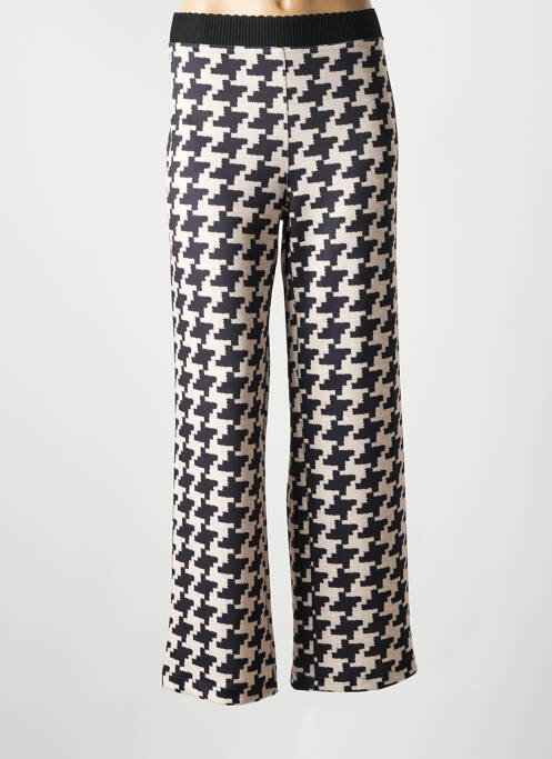 Pantalon droit stretch noir WALTRON femme