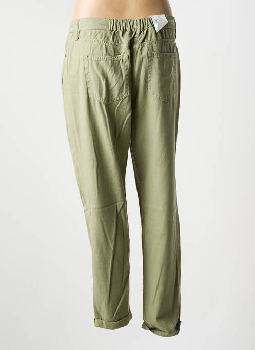 Jeans coupe droite vert C'EST BEAU LA VIE femme