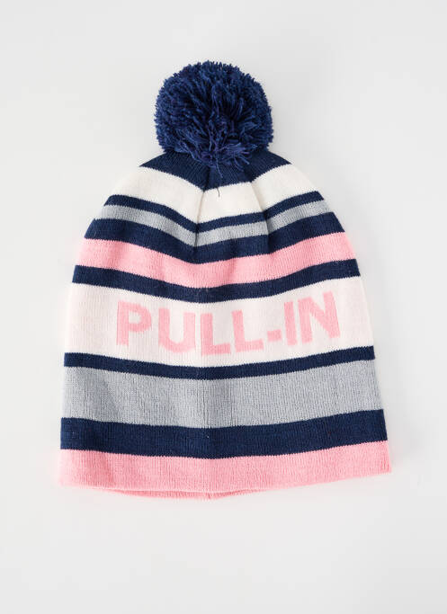 Bonnet doublure rose PULL IN homme