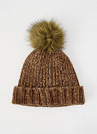 Bonnet stretch vert ICHI femme