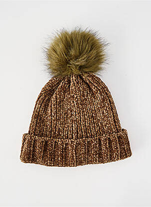 Bonnet stretch vert ICHI femme