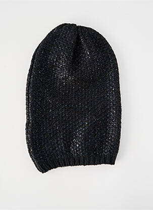 Bonnet stretch noir LE TEMPS DES CERISES femme