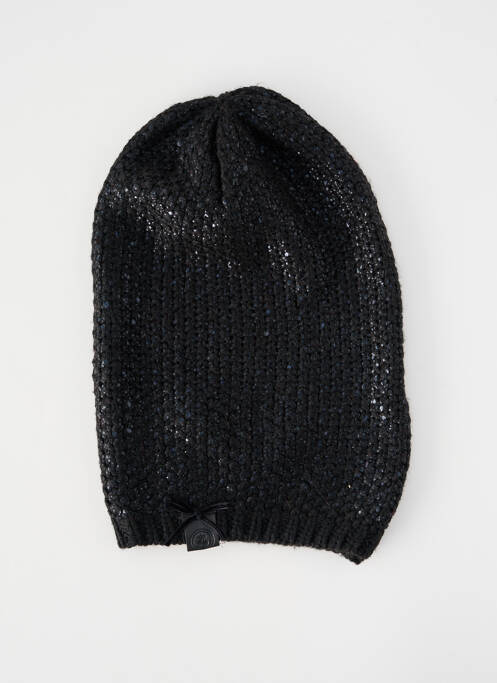 Bonnet stretch noir LE TEMPS DES CERISES femme