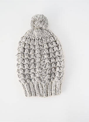 Bonnet stretch gris TEDDY SMITH femme
