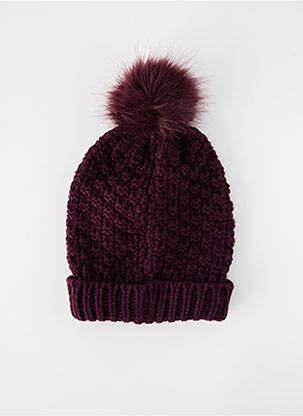 Bonnet empiècements violet LE TEMPS DES CERISES fille