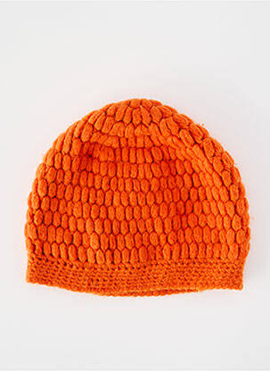 Bonnet stretch orange BLENDGOLD femme
