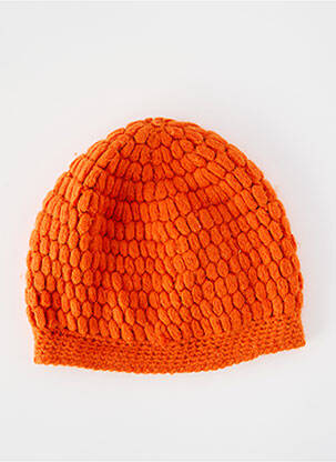 Bonnet stretch orange BLENDGOLD femme