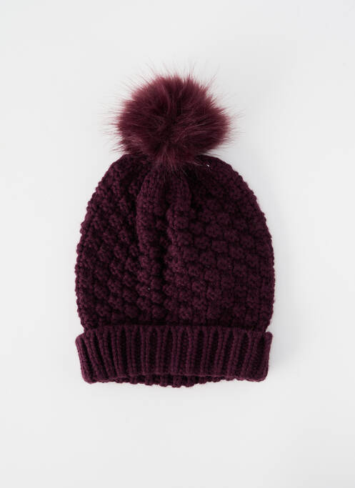 Bonnet empiècements violet LE TEMPS DES CERISES fille