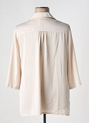 Blouse manches 3/4 manches 3/4 beige ESTEL COLLECTION femme