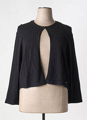 Gilet manches longues noir CHRISTINE LAURE femme seconde vue