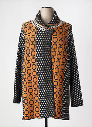 Gilet manches longues noir GUY DUBOUIS femme