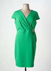 Robe mi-longue vert FRANK LYMAN femme seconde vue
