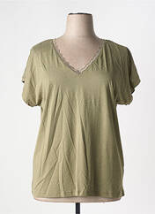 T-shirt vert C'EST BEAU LA VIE femme seconde vue