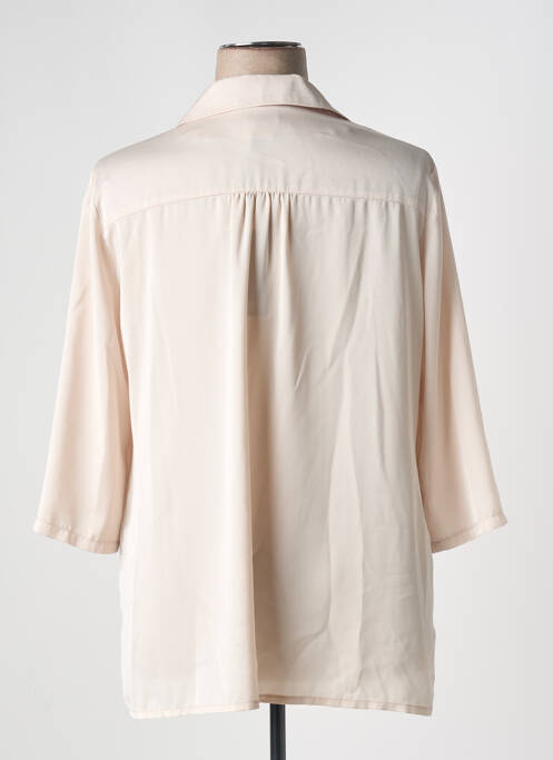 Blouse manches 3/4 manches 3/4 beige ESTEL COLLECTION femme