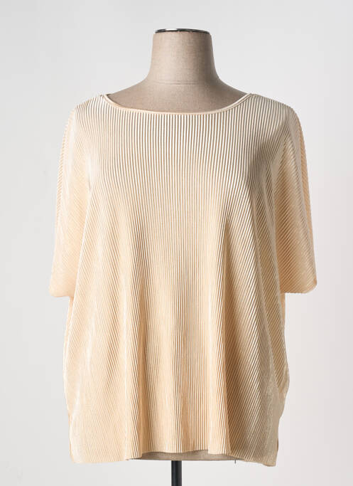 Blouse manches courtes manches courtes or JULIE GUERLANDE femme