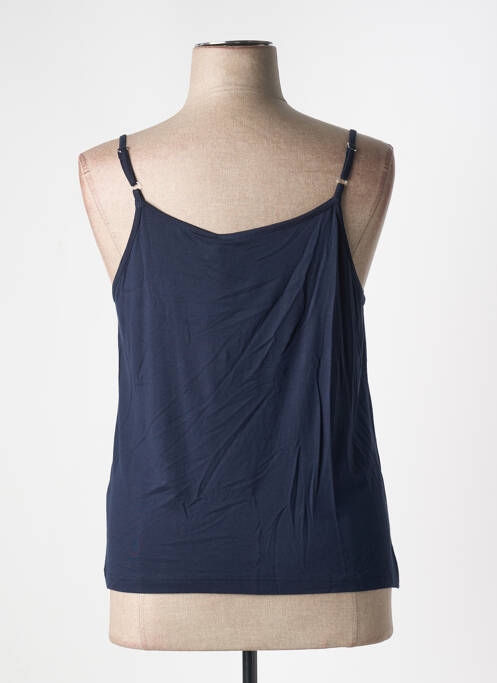 T-shirt coupe droite fines bretelles bleu MERI & ESCA femme