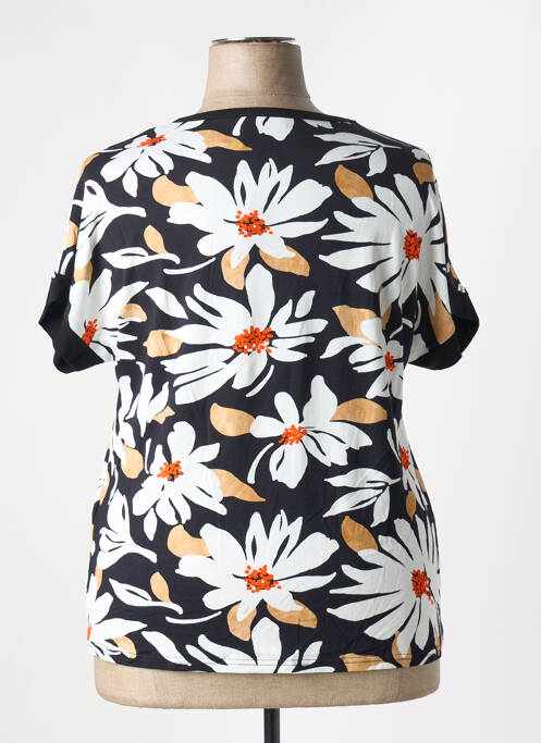 T-shirt col v manches courtes noir TELMAIL femme