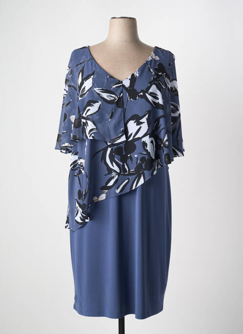 Robe mi-longue bleu JOSEPH RIBKOFF pour femme