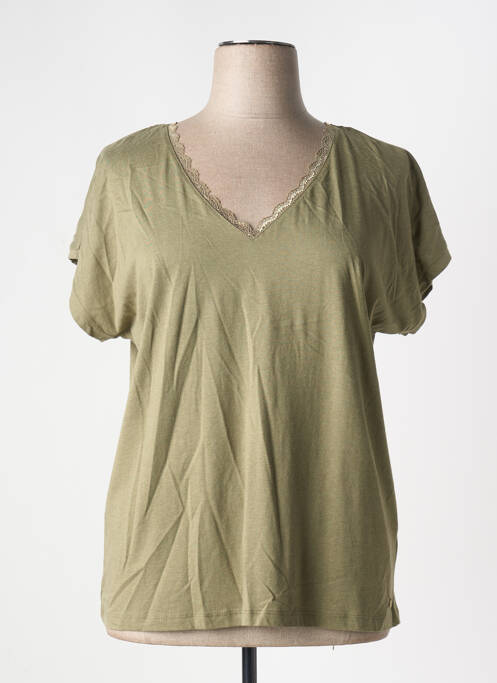 T-shirt vert C'EST BEAU LA VIE femme