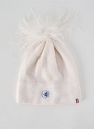 Bonnet stretch beige BLANC BONNET homme