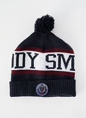 Bonnet bleu TEDDY SMITH homme