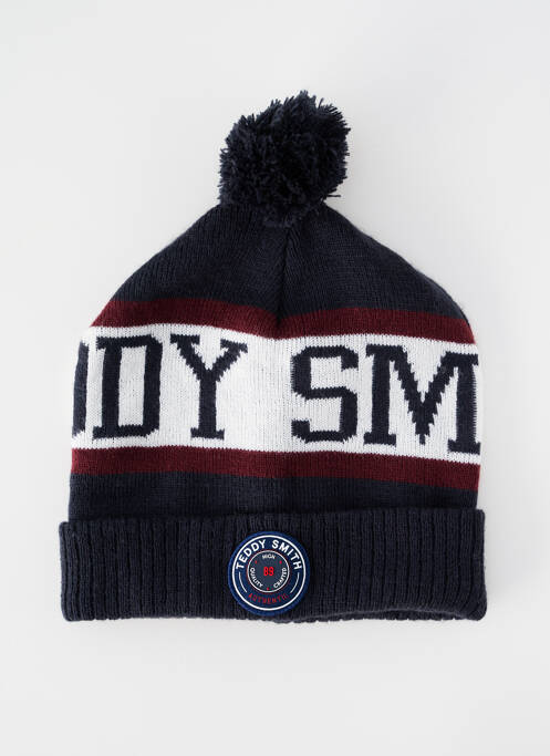 Bonnet bleu TEDDY SMITH homme