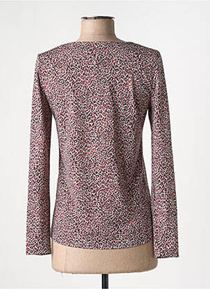 Blouse imprimé fantaisie manches longues noir JULIE GUERLANDE femme