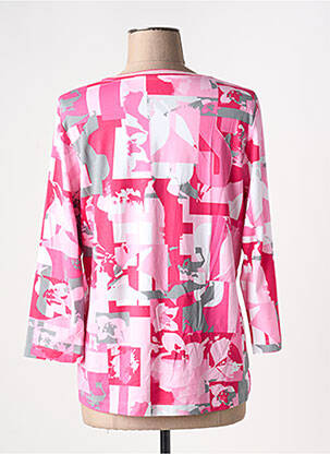 Top imprimé fantaisie manches longues rose RABE femme