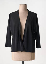 Gilet manches longues manches 3/4 noir TELMAIL femme