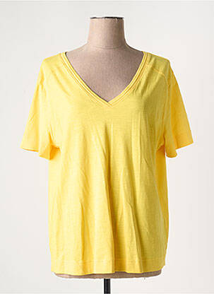 Top manches courtes manches courtes jaune ESPRIT femme