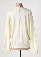 Gilet manches longues beige JULIE GUERLANDE pour femme seconde vue