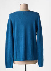 Gilet manches longues bleu COULEURS DU TEMPS pour femme seconde vue