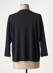 Gilet manches longues noir TELMAIL pour femme seconde vue