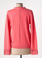 Gilet manches longues rose JULIE GUERLANDE pour femme seconde vue