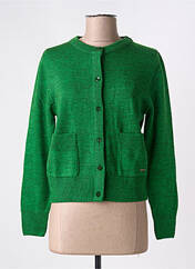 Gilet manches longues vert AGATHE & LOUISE pour femme seconde vue