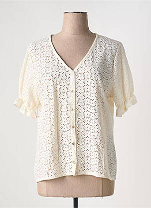 Chemisier beige JULIE GUERLANDE pour femme