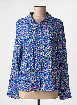 Chemisier bleu C'EST BEAU LA VIE pour femme