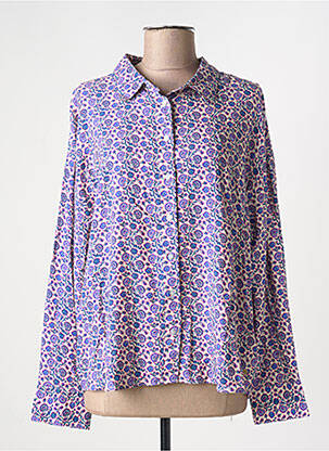 Chemisier bleu C'EST BEAU LA VIE pour femme