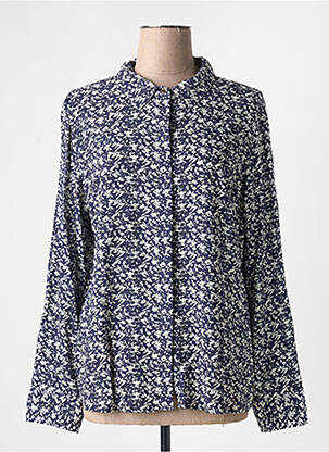 Chemisier bleu C'EST BEAU LA VIE pour femme