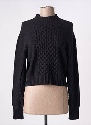 Pull noir CARTA LIBERA femme