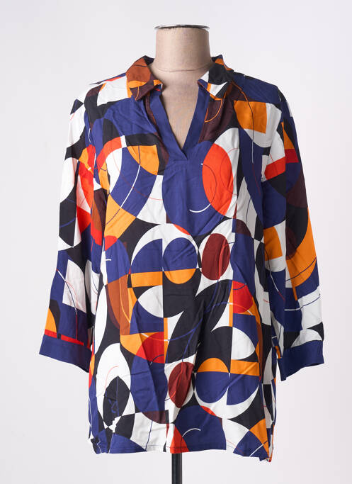 Blouse bleu CHRISTINE LAURE pour femme