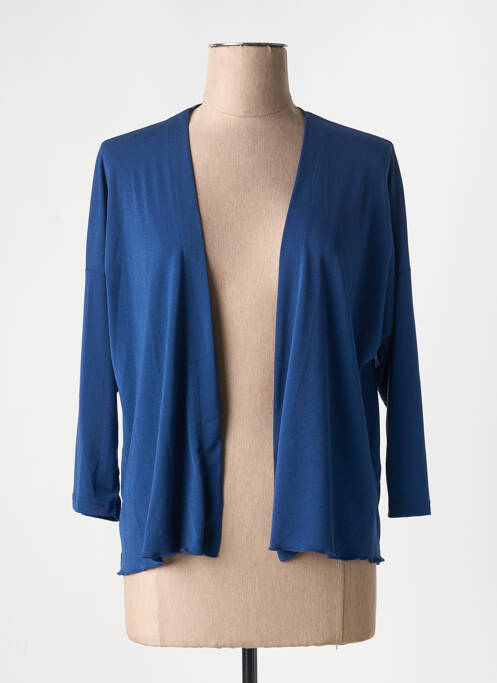 Gilet manches longues bleu TELMAIL pour femme