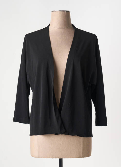 Gilet manches longues noir TELMAIL pour femme