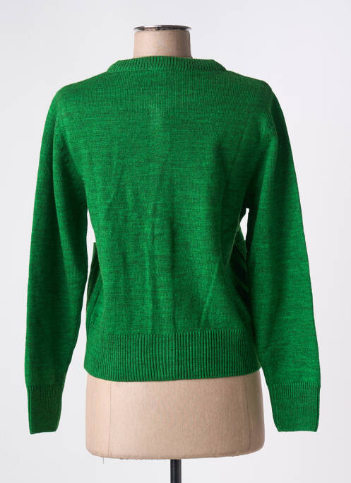 Gilet manches longues vert AGATHE & LOUISE pour femme